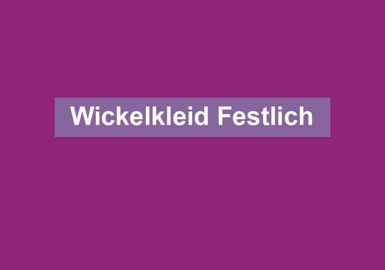 Wickelkleid Festlich