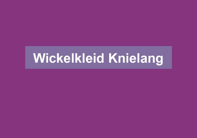 Wickelkleid Knielang