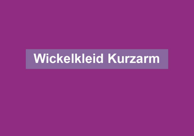 Wickelkleid Kurzarm