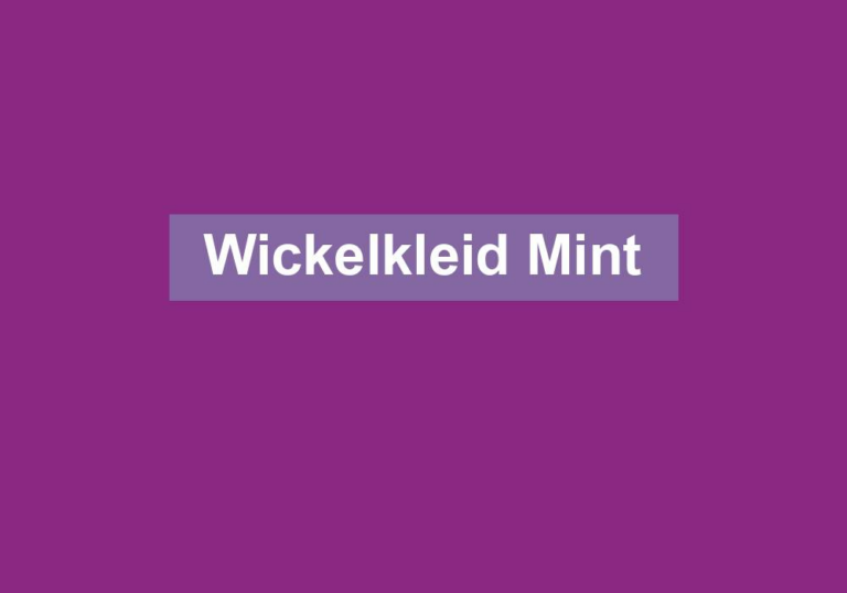 Wickelkleid Mint