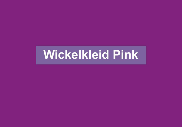 Wickelkleid Pink
