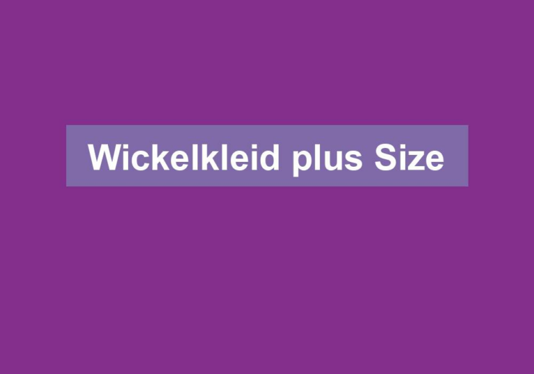 Wickelkleid plus Size