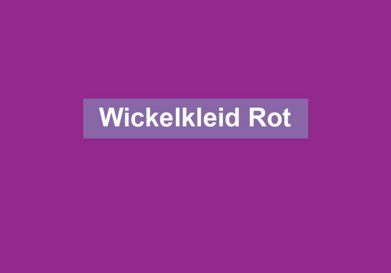 Wickelkleid Rot