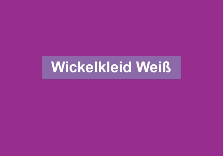 Wickelkleid Weiß