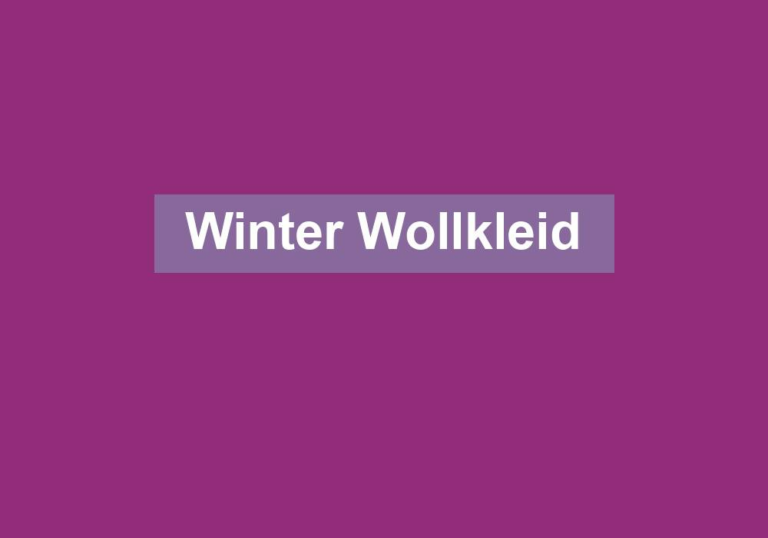 Winter Wollkleid